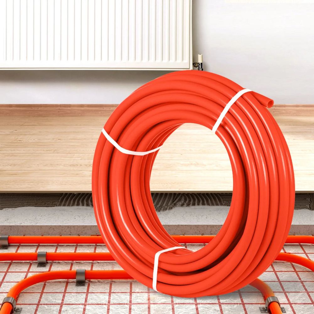 VEVOR 1000 ft 1/2 in Oxygen Barrier PEX-B Tubing – Red