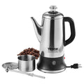 VEVOR 12-Cup Electric Percolator Coffee Pot, 1000W