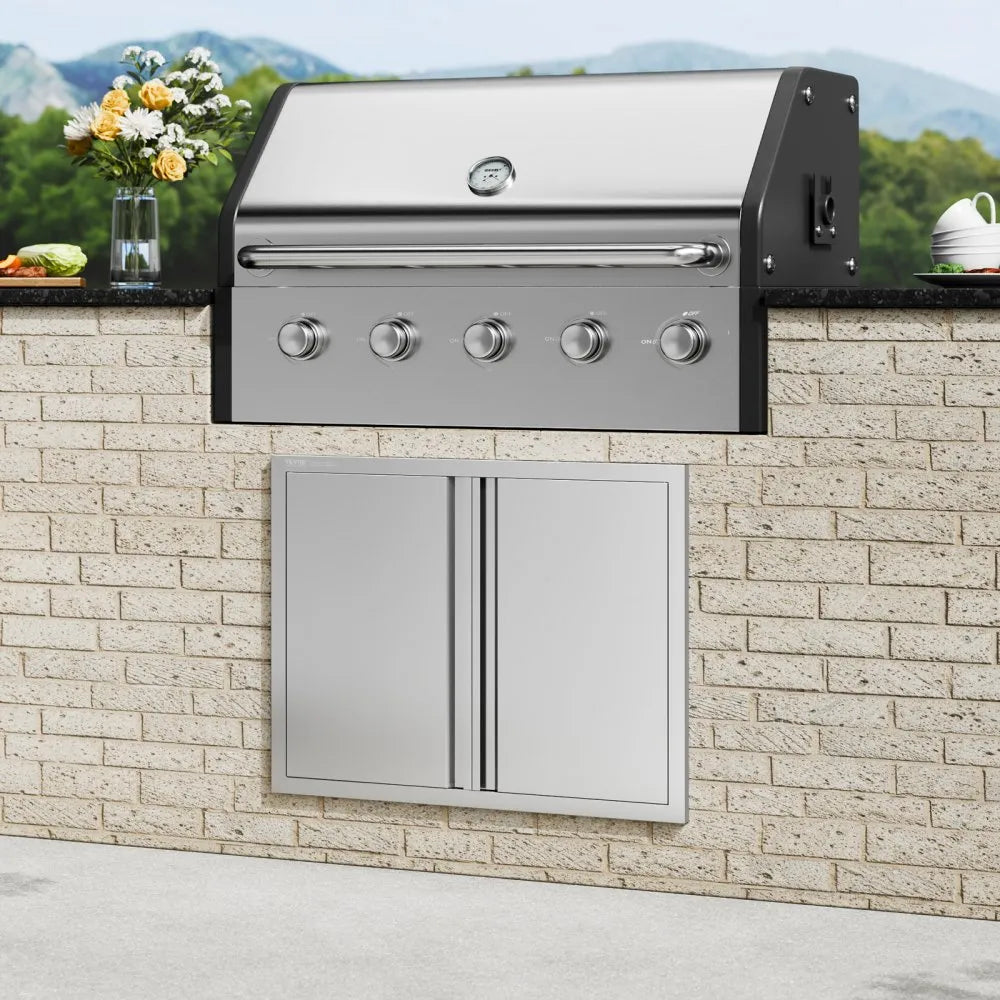 VEVOR 28" x 19" Stainless Steel BBQ Access Door