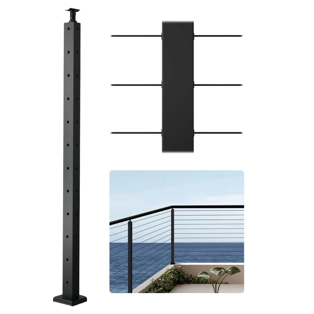 VEVOR 42" Cable Railing Corner Post