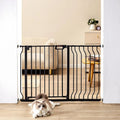 VEVOR Extra Wide Dog & Baby Gate – 30 in, Black
