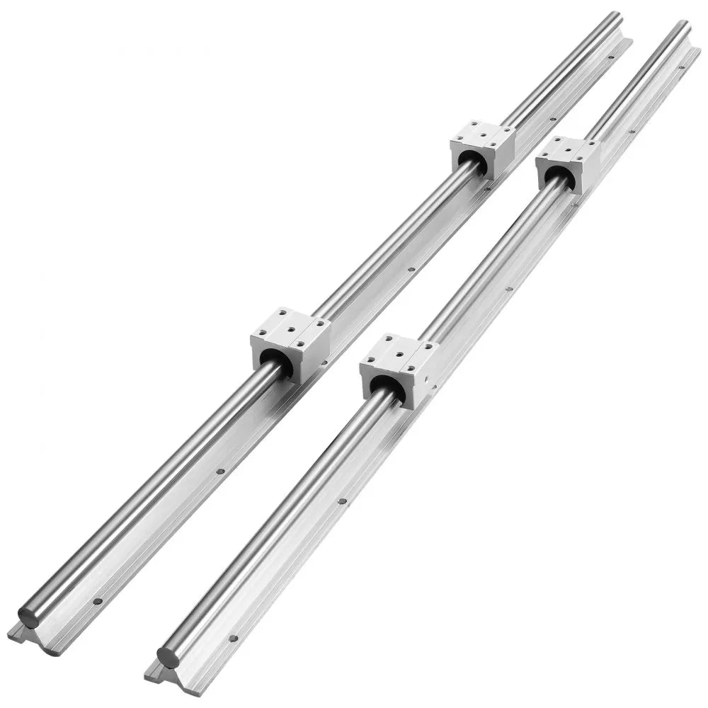 VEVOR HGR20 1000 mm Linear Rail Guide Kit with 4 Bearing Blocks