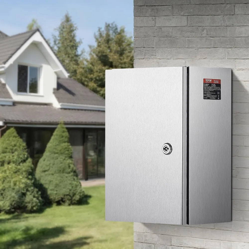 VEVOR 16" x 12" x 8" NEMA 4X Stainless Steel Electrical Enclosure