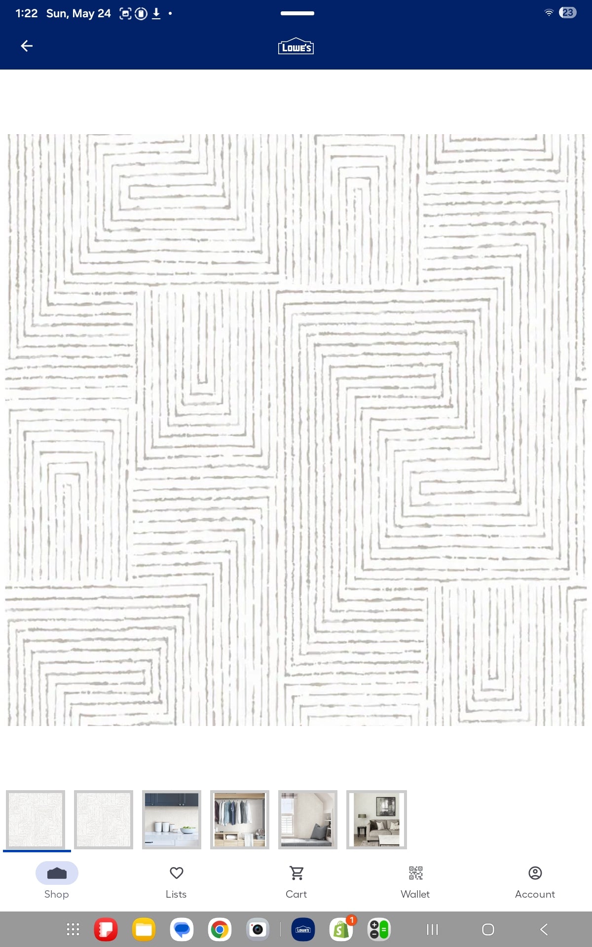 Wallpaper Ink Taupe
