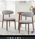 Vannie Upholstered Solid Wood Dining Chair Side Chair (4 chairs)