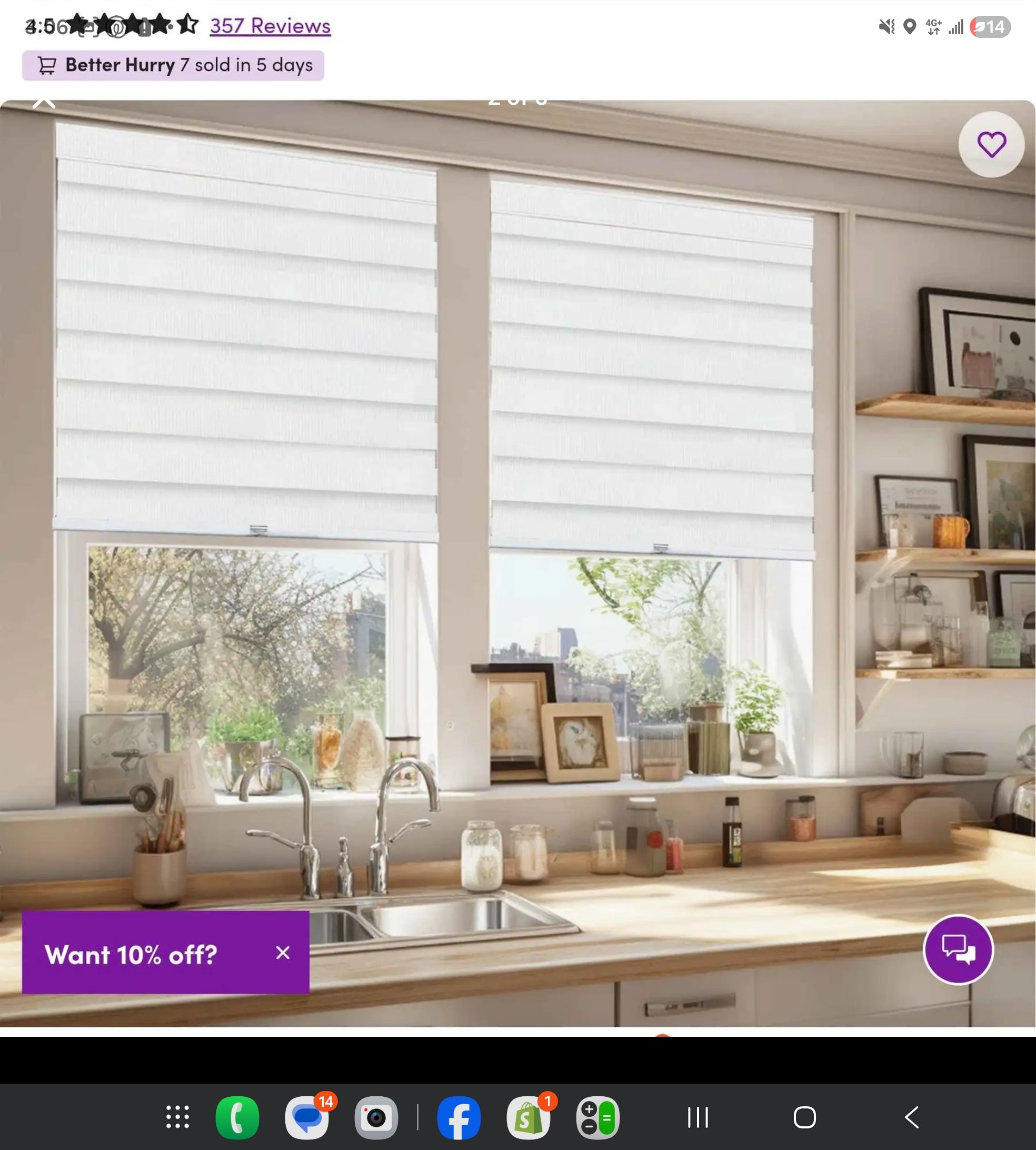 Premium Cordless Zebra Roller Shades - Dual Layer - Light Filtering and Room Darkening 30x72