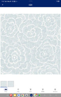 Wallpaper Mayflower Blue