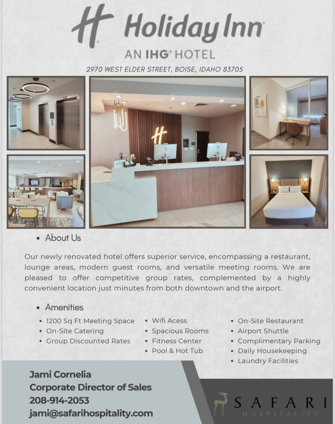 Boise Holiday Inn – 2 Night Stay Giveaway Entry