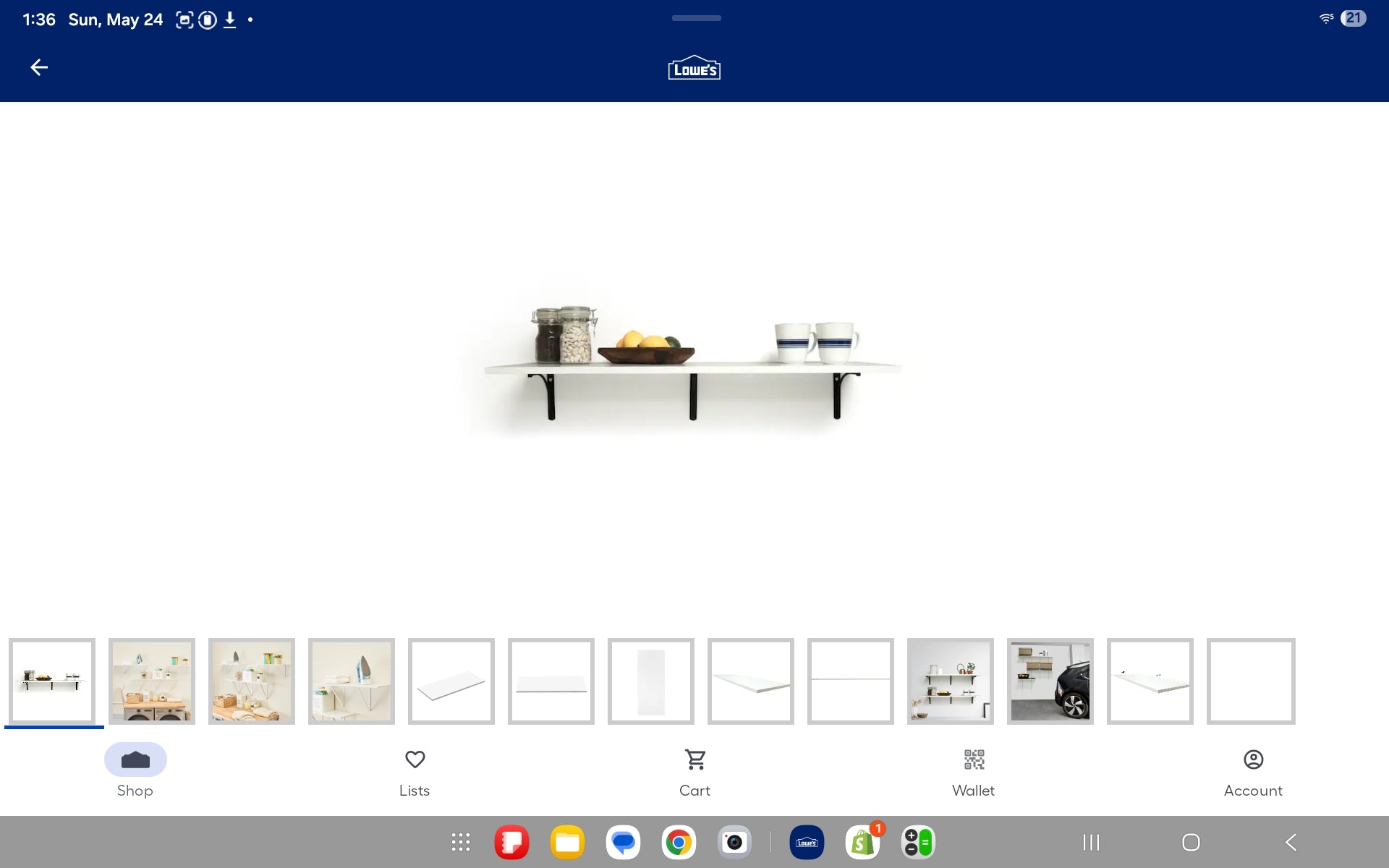 Wh Shelf