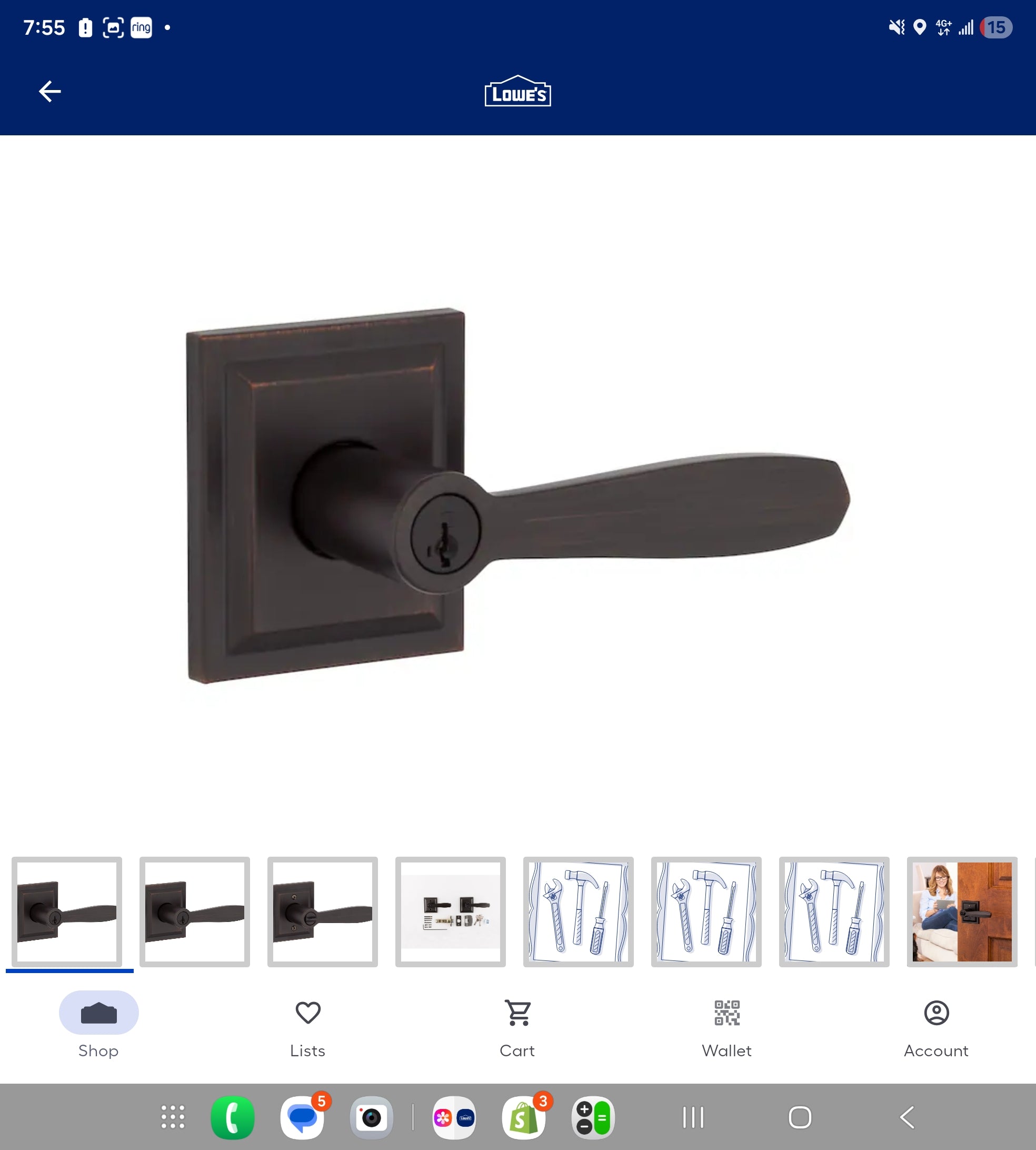 Locking Door Handle