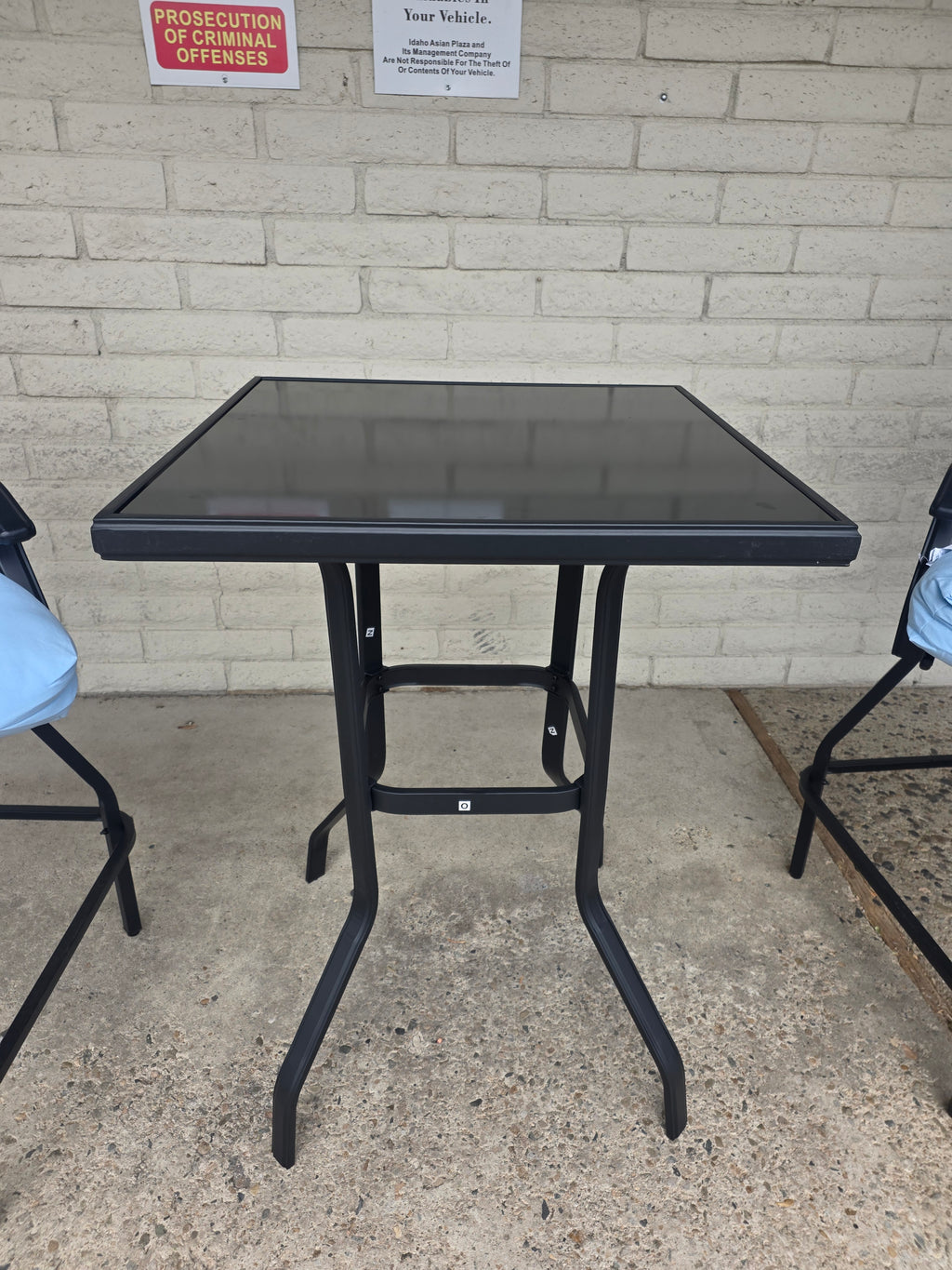 3 Piece Outdoor Patio Set 360° Swivel Seats
