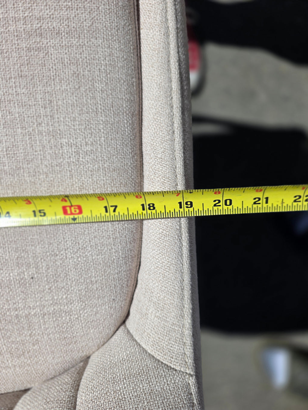 Modern Linen Counter Stool
