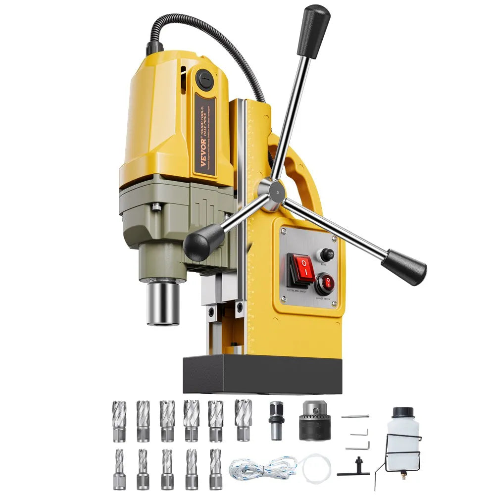 VEVOR 1200W Magnetic Drill Press with 1.6" Boring Diameter